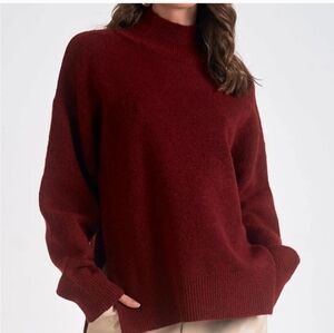 Women's Burgundy Sweater Sz M
